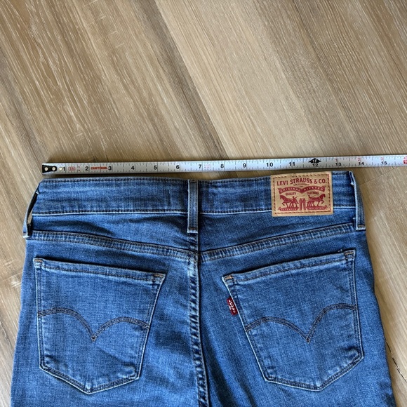 Levi’s 711 Mid Rise Skinny Jeans Size 27 - Picture 4 of 10